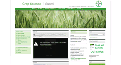 Desktop Screenshot of cropscience.bayer.fi