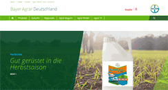 Desktop Screenshot of agrar.bayer.de