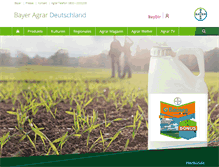 Tablet Screenshot of agrar.bayer.de
