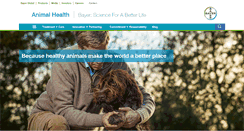 Desktop Screenshot of animalhealth.bayer.com