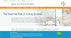 Desktop Screenshot of animalstudies.bayer.com
