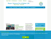 Tablet Screenshot of bayer.dk