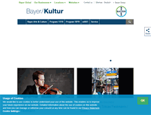 Tablet Screenshot of culture.bayer.com