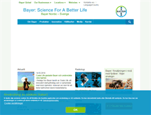 Tablet Screenshot of bayer.se